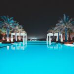 Large swimming pool