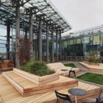 Large Commercial Wood Deck